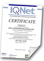 Certificat ISO IQNET MACC